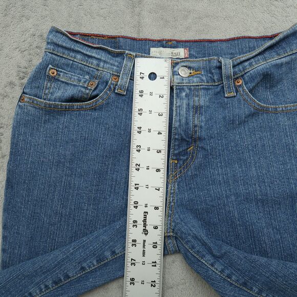 Levi's 550 Jeans Women's Size 8M Blue Mid-Rise Relaxed Bootcut 28.5" Inseam - Picture 8 of 16